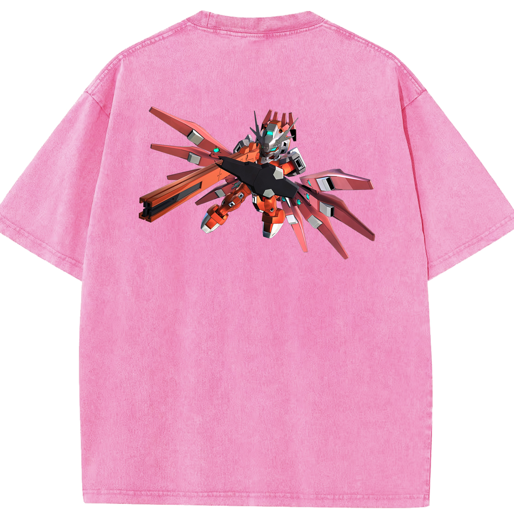 （画像用） 機動戦士ガンダム Mobile Suit Gundam 綿100% ヴィンテージ風 半袖Tシャツ（背面プリント）